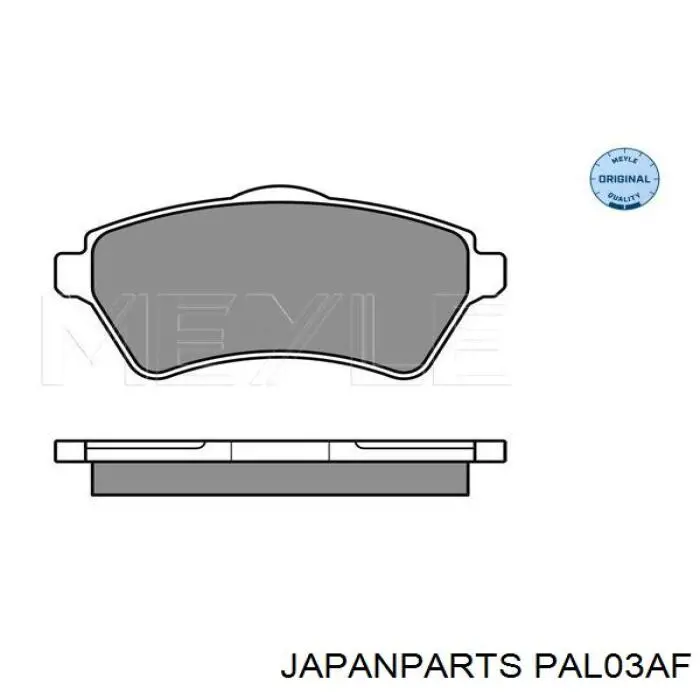 Sapatas do freio dianteiras de disco Japan Parts PAL03AF preço, a partir de 32,12 USD