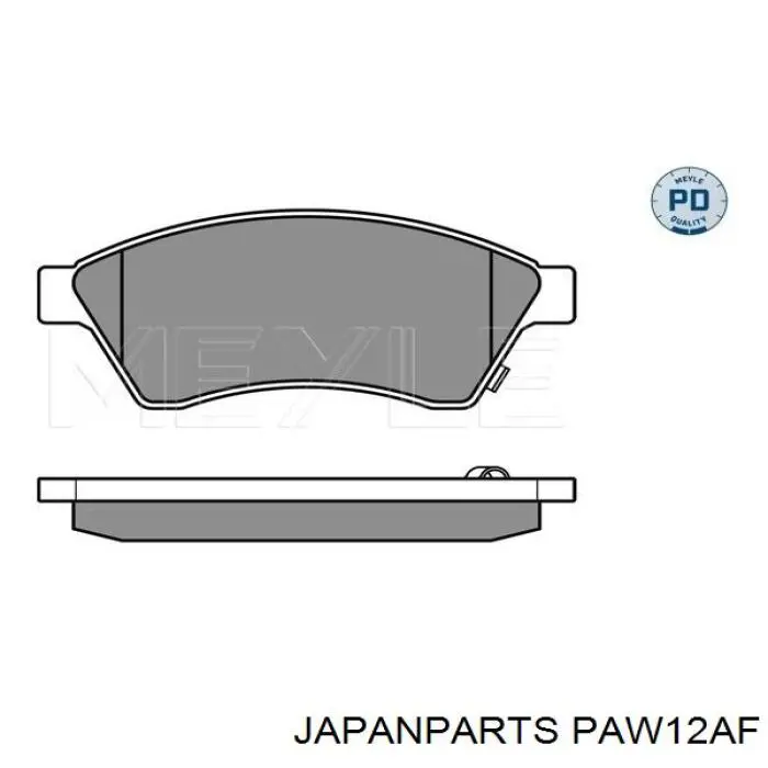 Sapatas do freio dianteiras de disco Japan Parts PAW12AF preço, a partir de 30,66 USD