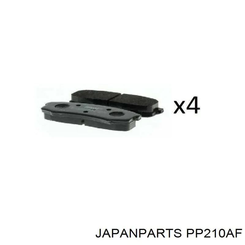 Sapatas do freio traseiras de disco Japan Parts PP210AF preço, a partir de 20,59 USD