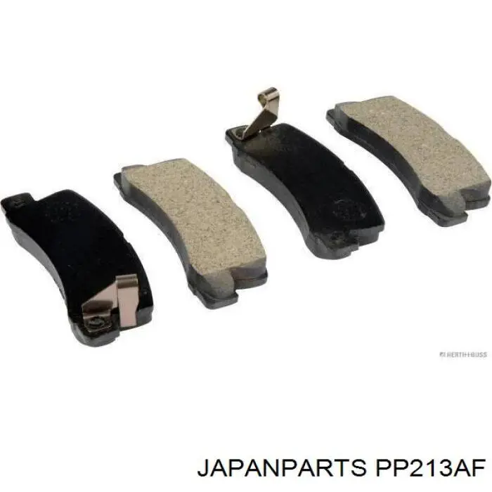 Compre PP213AF Japan Parts Sapatas do freio traseiras de disco