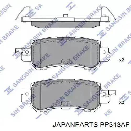 Compre PP313AF Japan Parts Sapatas do freio traseiras de disco