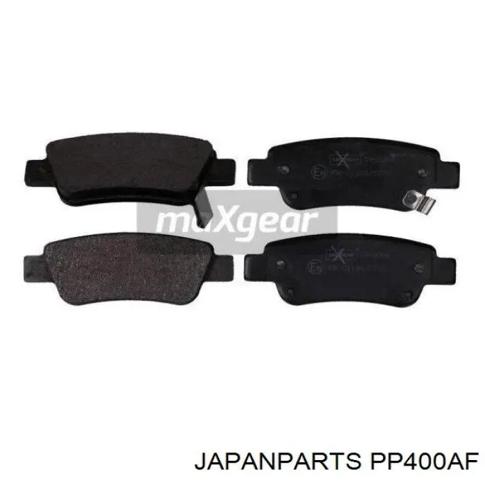 Compre PP400AF Japan Parts Sapatas do freio traseiras de disco