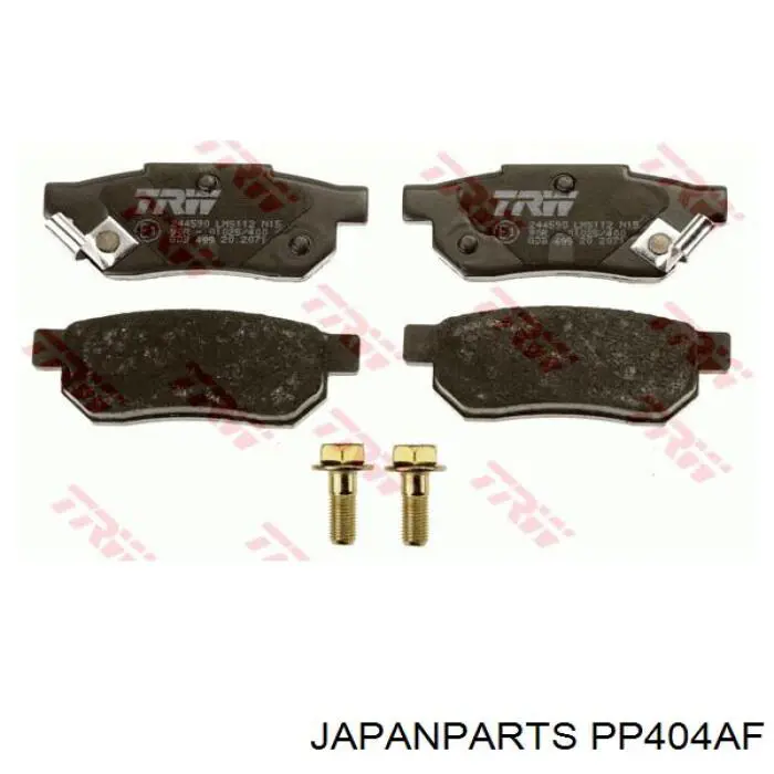 Sapatas do freio traseiras de disco Japan Parts PP404AF preço, a partir de 21,68 USD