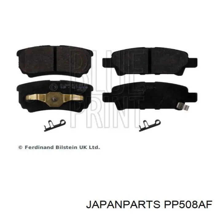 Sapatas do freio traseiras de disco Japan Parts PP508AF preço, a partir de 23,52 USD