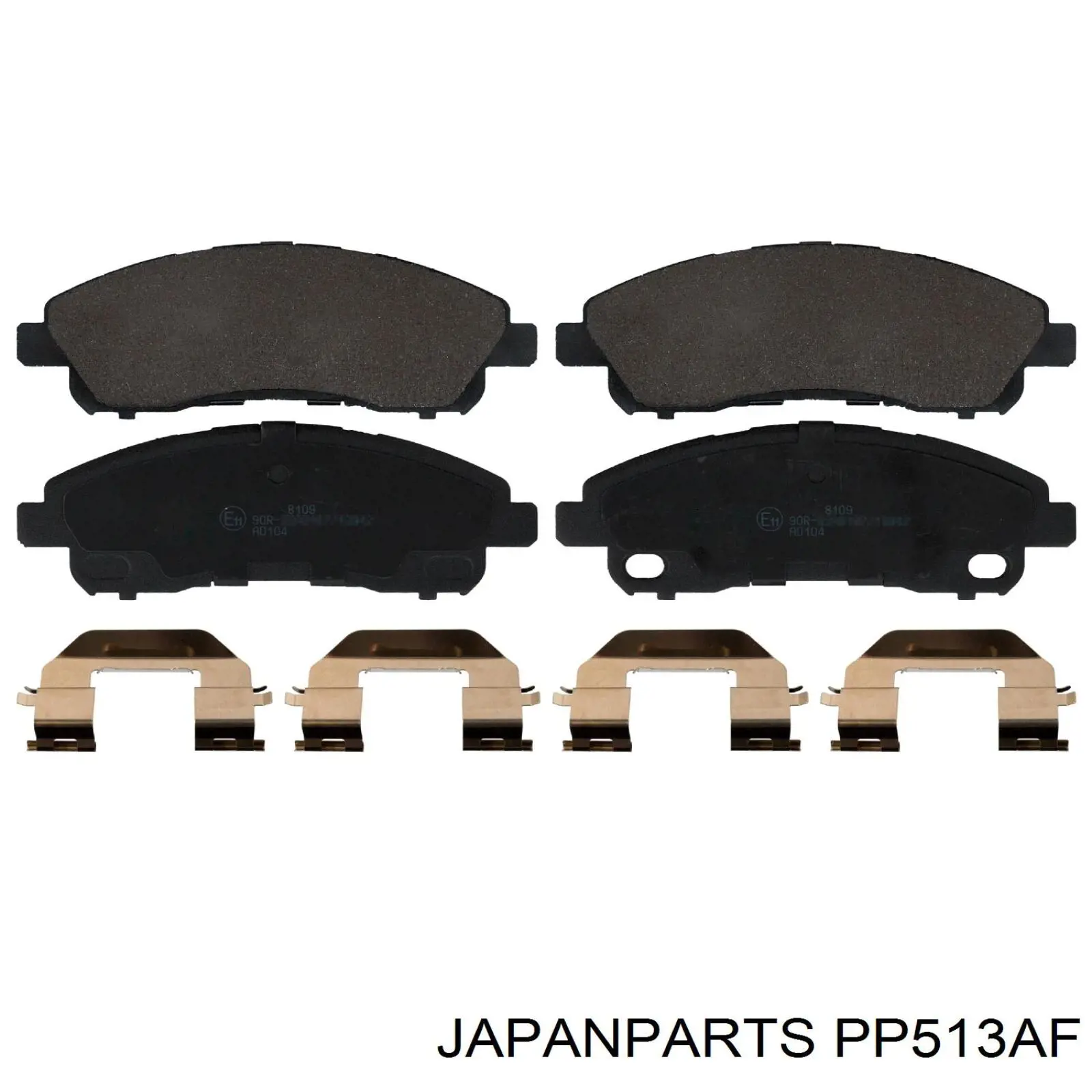 Sapatas do freio dianteiras de disco Japan Parts PP513AF preço, a partir de 42,09 USD