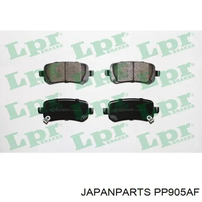 Sapatas do freio traseiras de disco Japan Parts PP905AF preço, a partir de 32,98 USD