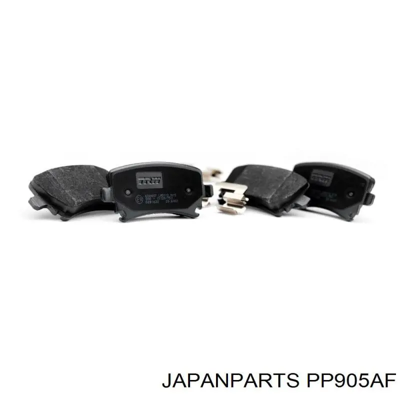 Compre PP905AF Japan Parts Sapatas do freio traseiras de disco