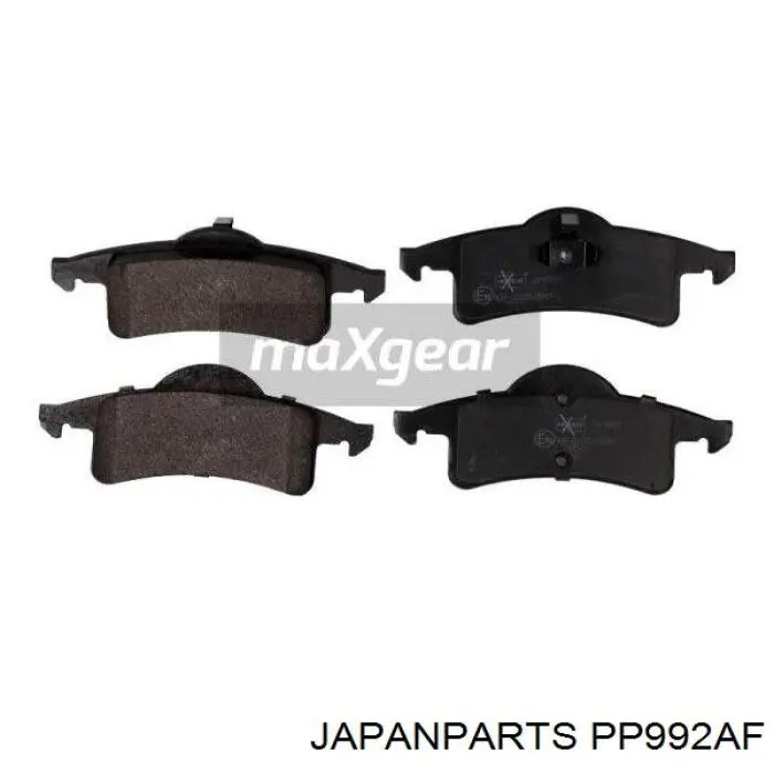 Compre PP992AF Japan Parts Sapatas do freio traseiras de disco