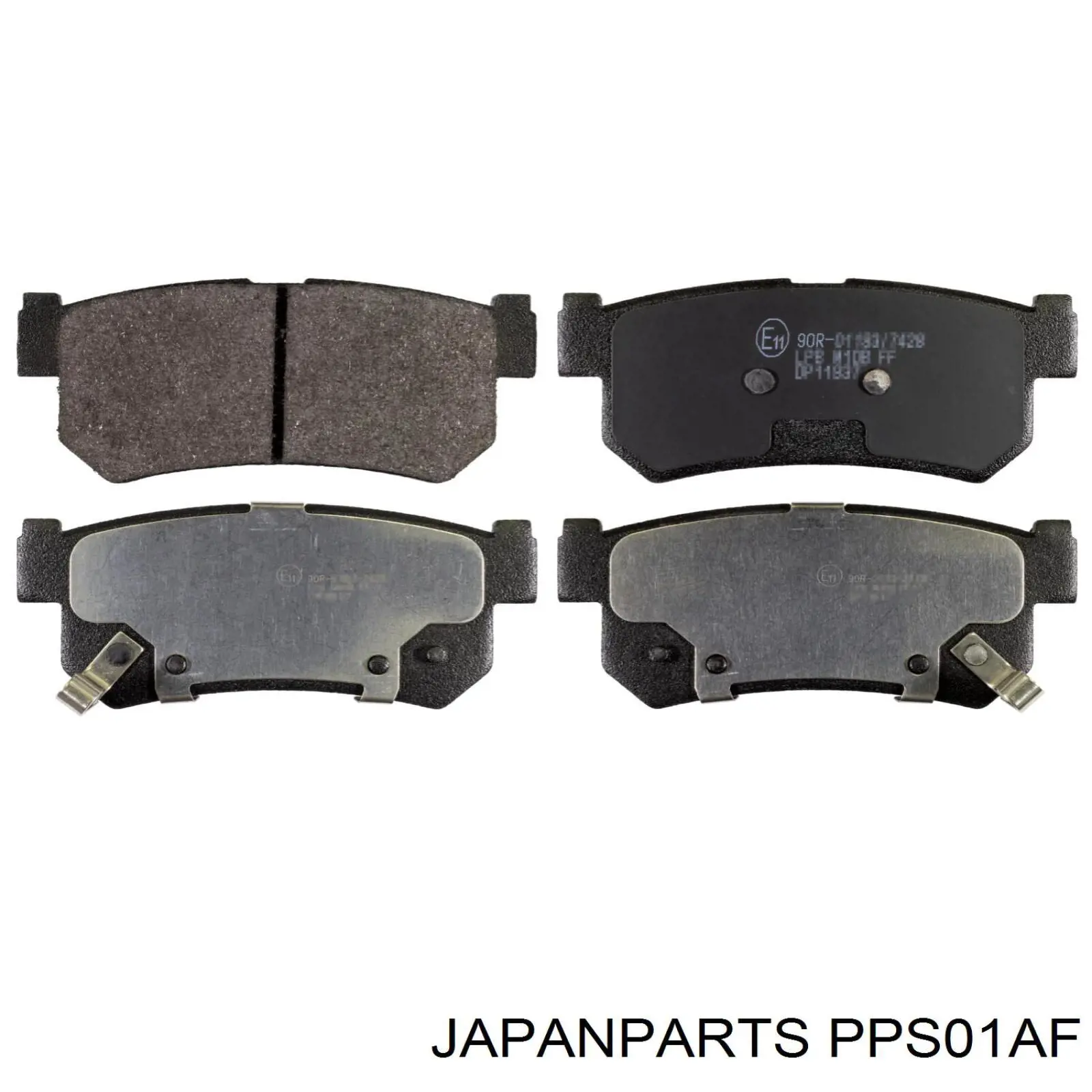 Sapatas do freio traseiras de disco Japan Parts PPS01AF preço, a partir de 26,83 USD