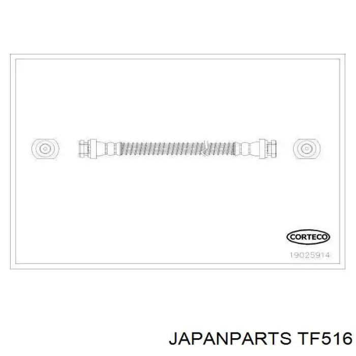 Compre TF516 Japan Parts Mangueira do freio dianteira