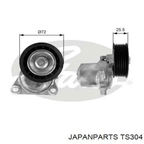 Reguladora de tensão da correia de transmissão Japan Parts TS304 preço, a partir de 51,72 USD