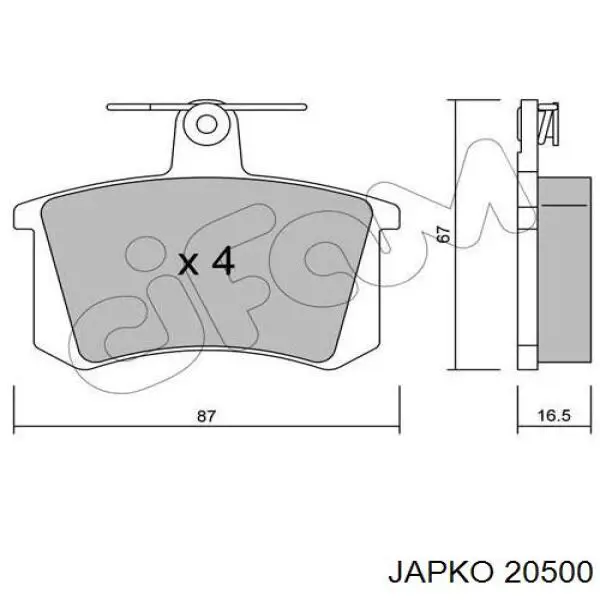 Filtro de ar Japko 20500 preço, a partir de 8,51 USD