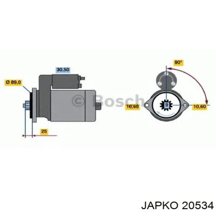 Compre 20534 Japko Filtro de ar