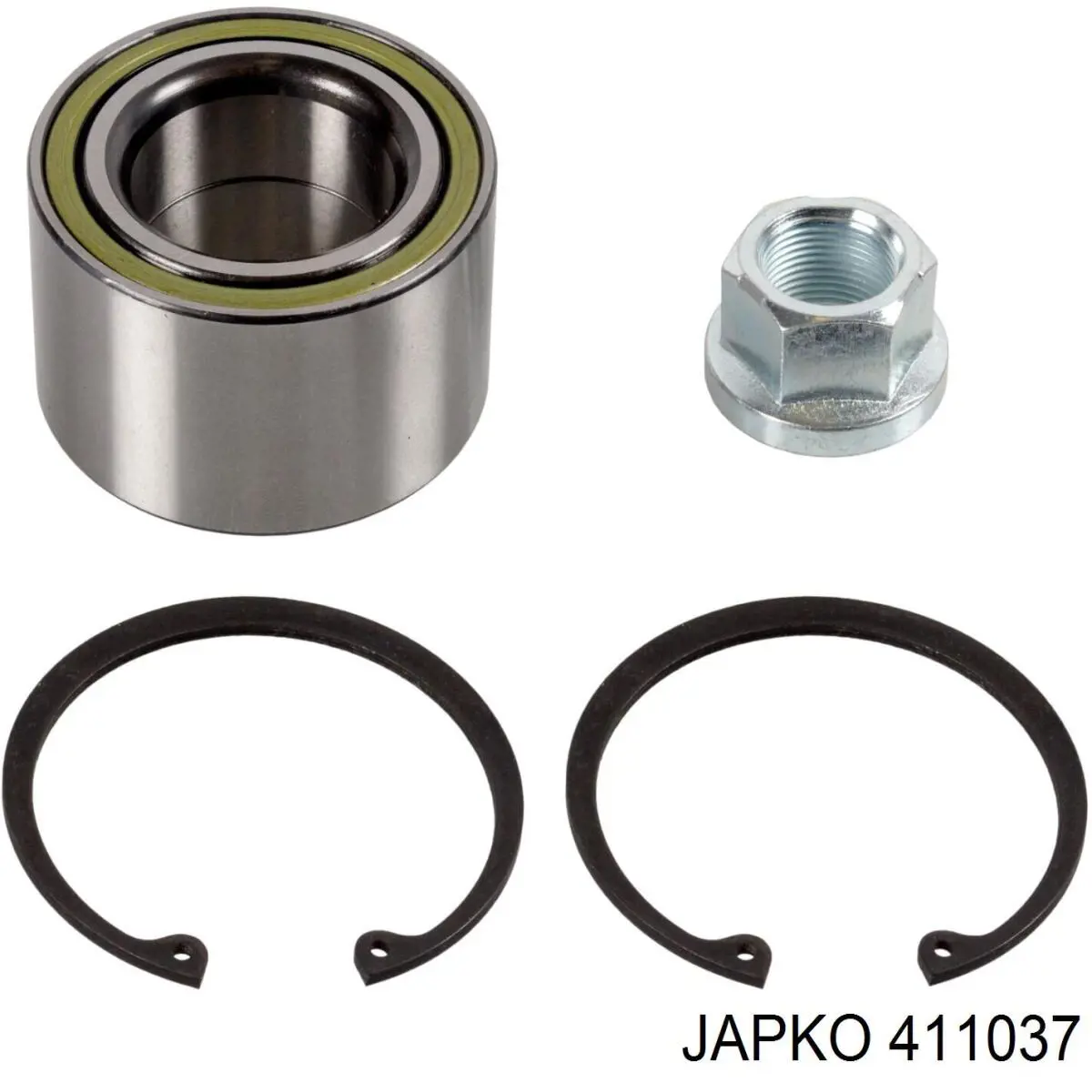 Rolamento de cubo dianteiro Japko 411037 preço, a partir de 35,77 USD