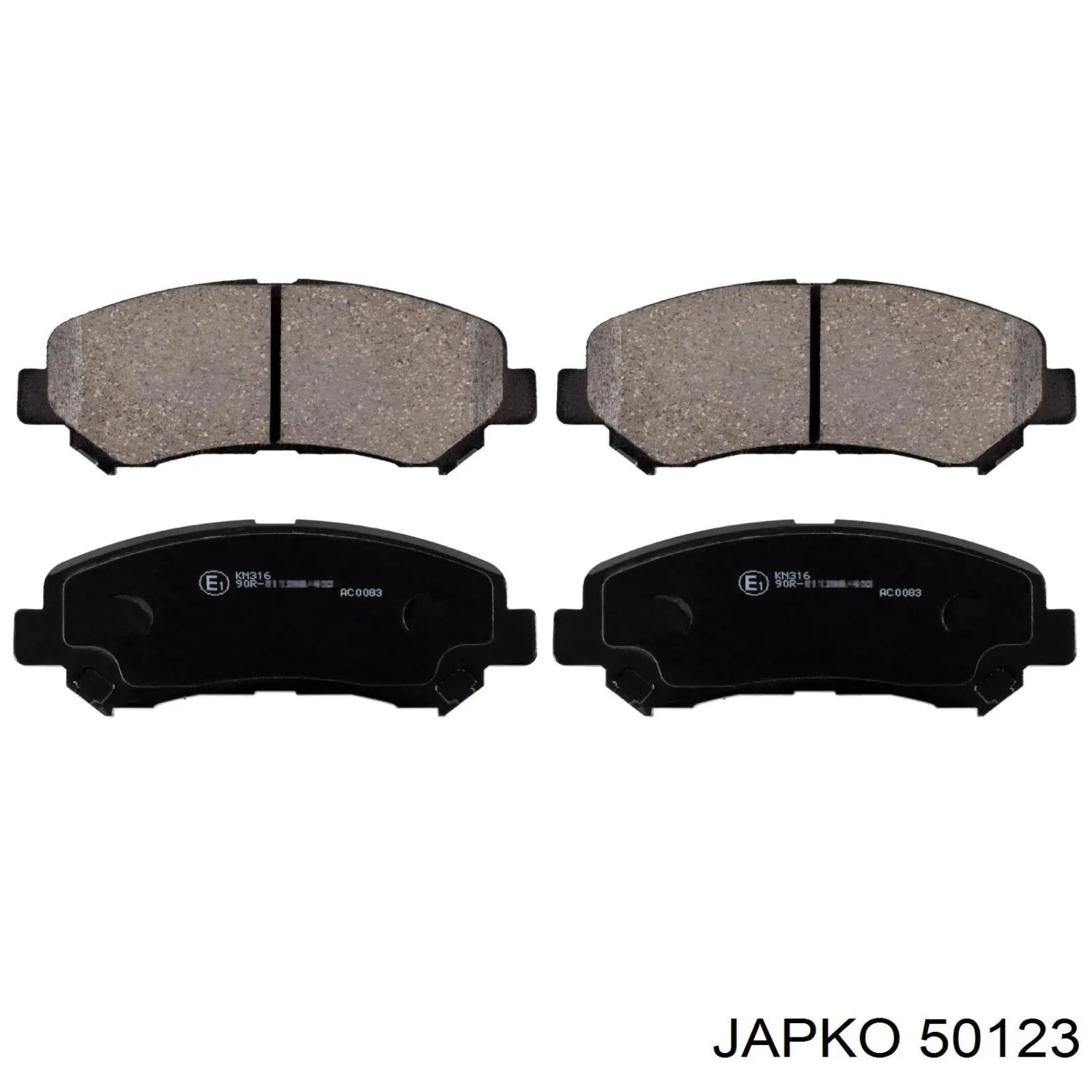 Sapatas do freio dianteiras de disco Japko 50123 preço, a partir de 31,43 USD