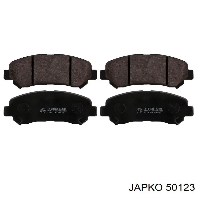 Compre 50123 Japko Sapatas do freio dianteiras de disco