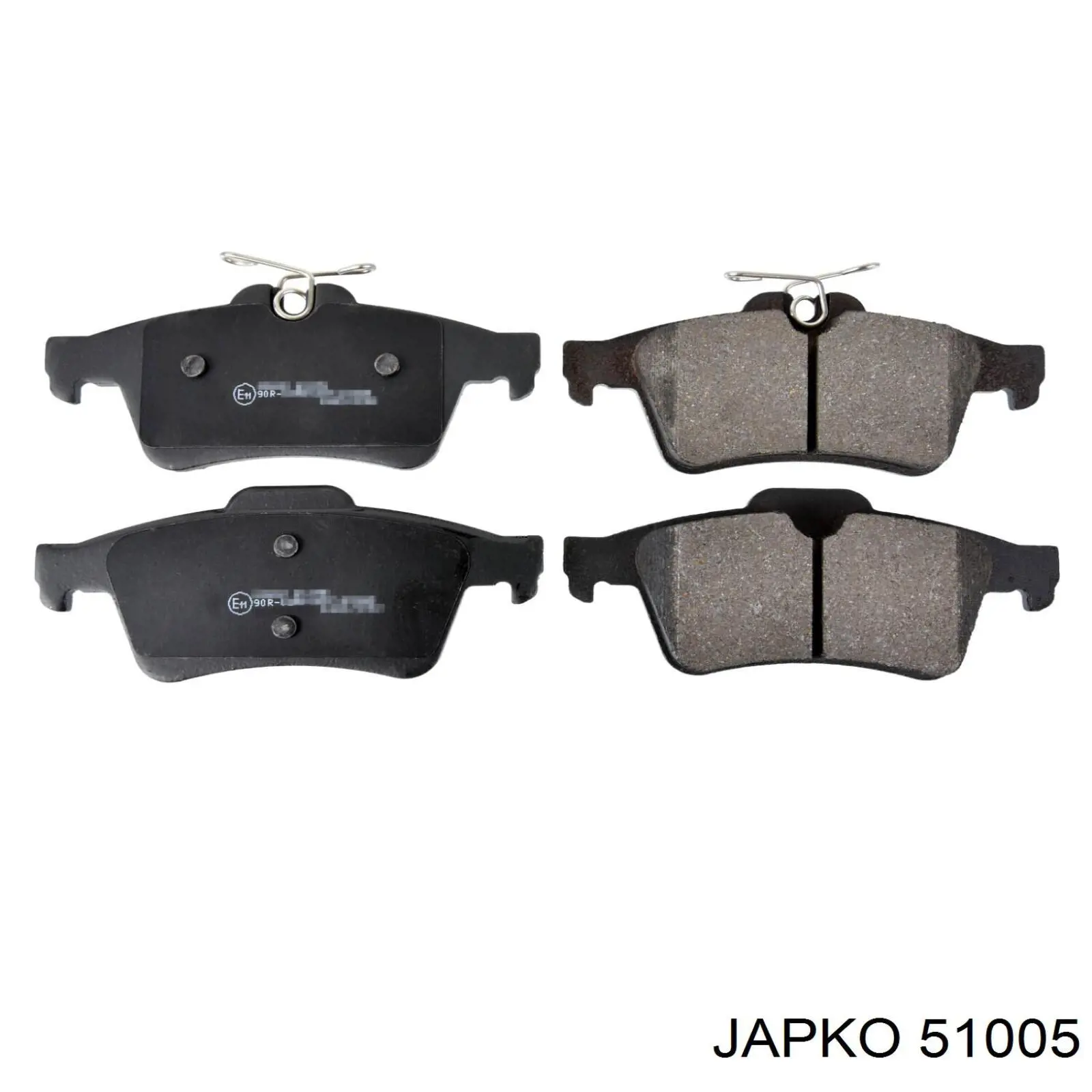 Sapatas do freio traseiras de disco Japko 51005 preço, a partir de 24,12 USD