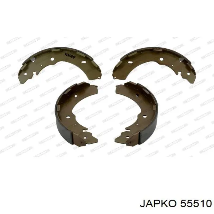 Compre 55510 Japko Sapatas do freio traseiras de tambor