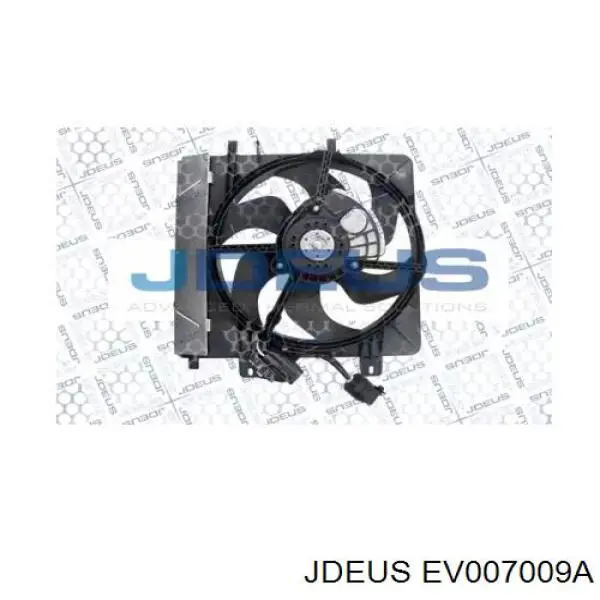 Compre EV007009A Jdeus Difusor do radiador de esfriamento, montado com motor e roda de aletas