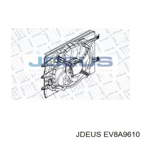 Difusor do radiador de esfriamento, montado com motor e roda de aletas Denso DER09068 preço, a partir de 179,75 USD