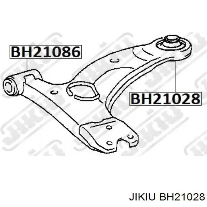 Bloco silencioso dianteiro do braço oscilante inferior Jikiu BH21028 preço, a partir de 11,46 USD