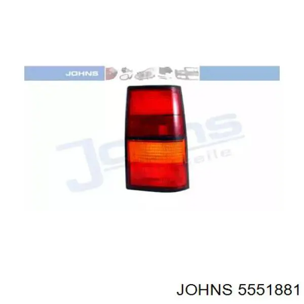 Lanterna traseira direita para Opel Corsa A S83