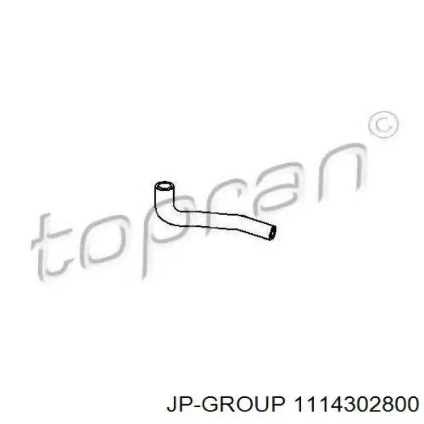 Compre 1114302800 JP Group Mangueira (cano derivado) do sistema de esfriamento