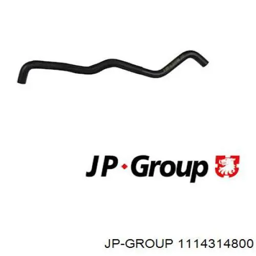 1114314800 JP Group Mangueira (cano derivado) do sistema de esfriamento