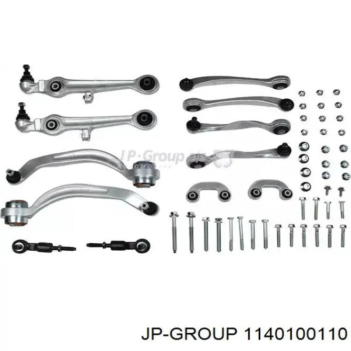 Kit de braços oscilantes de suspensão dianteira JP Group 1140100110 preço, a partir de 531,78 USD