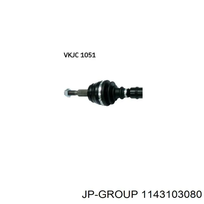 1J0407272JC VAG Semieixo (acionador) dianteiro direito