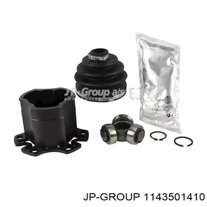 Junta homocinética interna dianteira JP Group 1143501410 preço, a partir de 77,25 USD