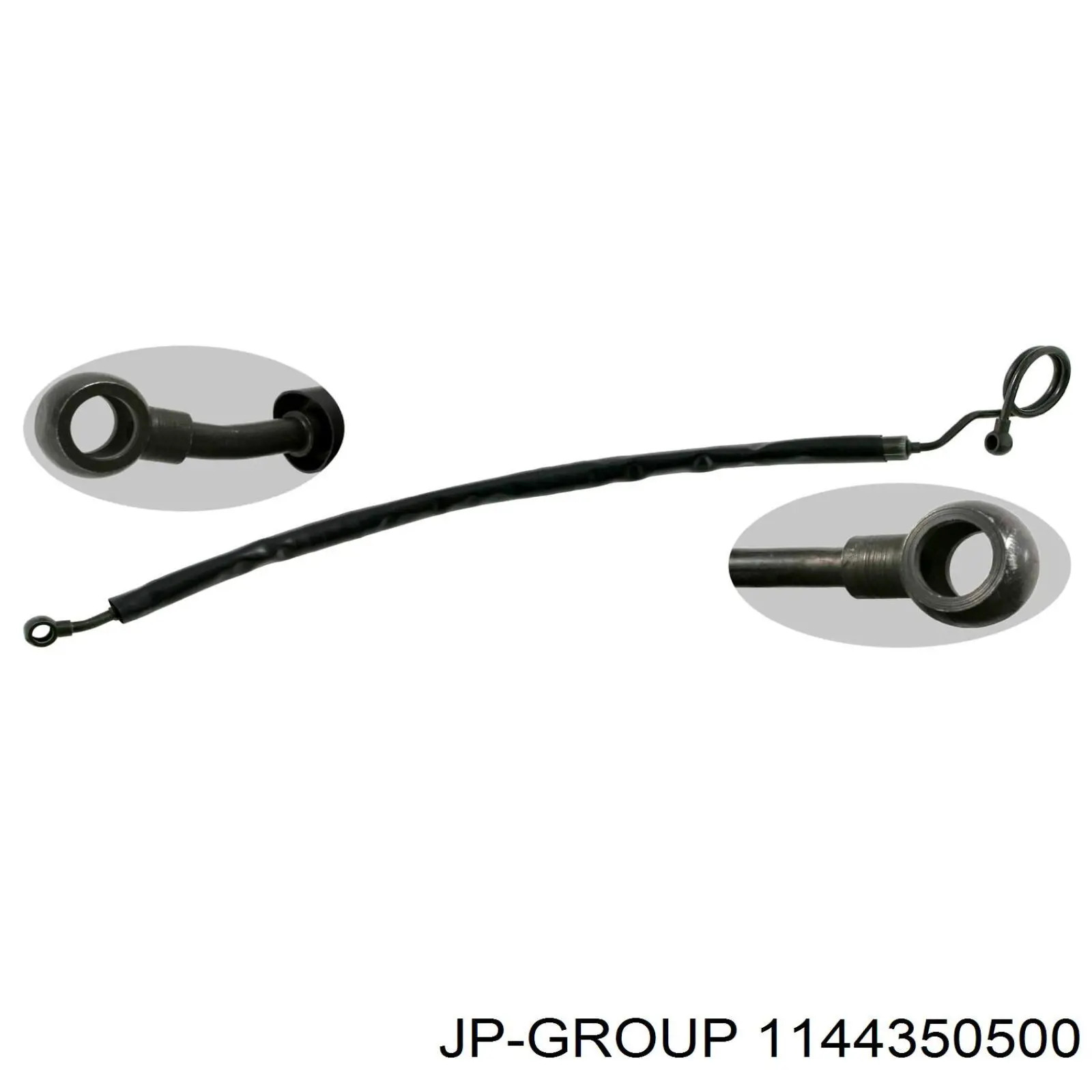 Compre 1144350500 JP Group Mangueira da Direção hidrâulica assistida de pressão alta desde a bomba até a régua (do mecanismo)
