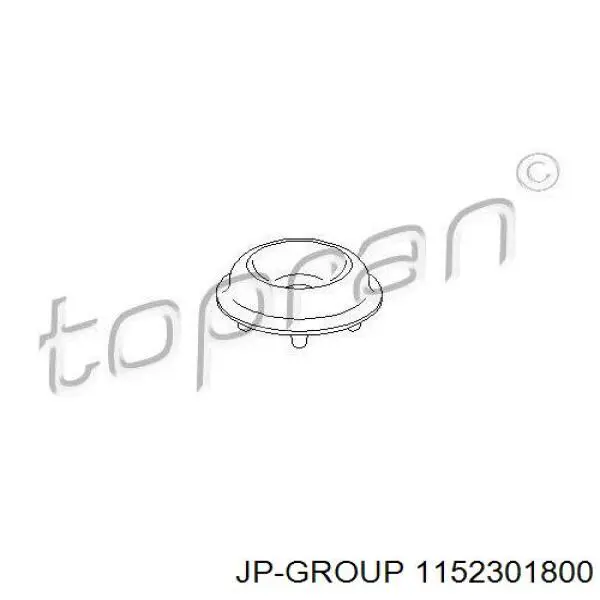 Compre 1152301800 JP Group Suporte de amortecedor traseiro