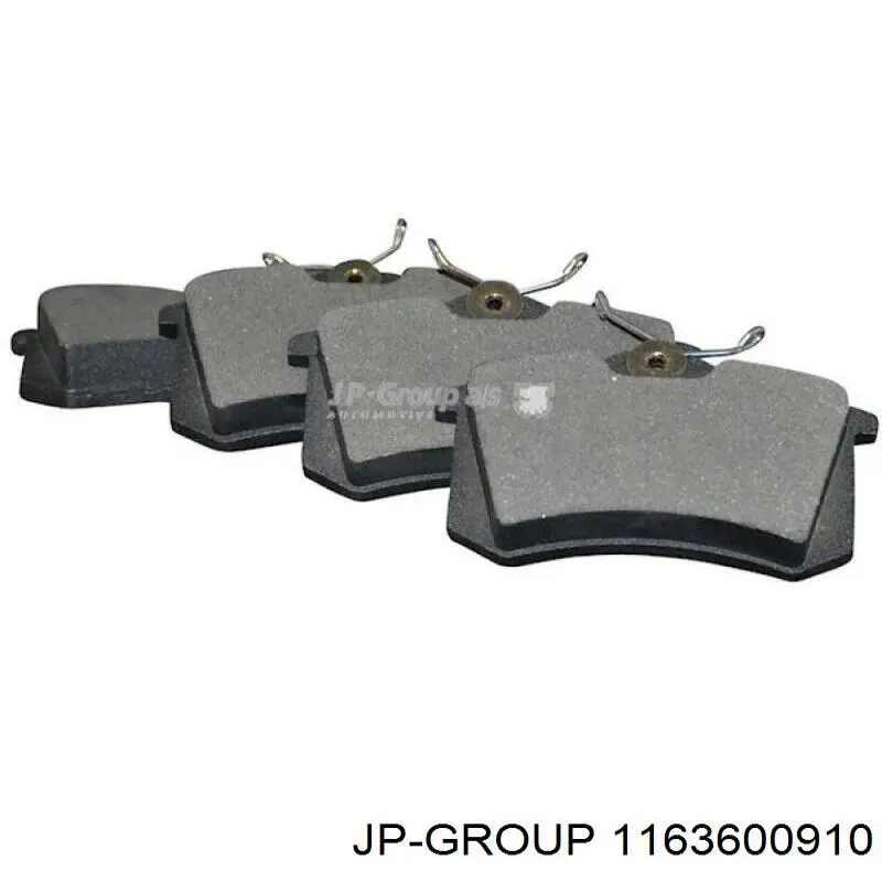 Compre 1163600910 JP Group Sapatas do freio dianteiras de disco