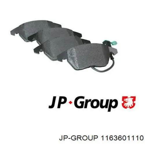 Sapatas do freio dianteiras de disco JP Group 1163601110 preço, a partir de 33,99 USD