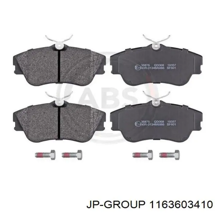 Compre 1163603410 JP Group Sapatas do freio dianteiras de disco
