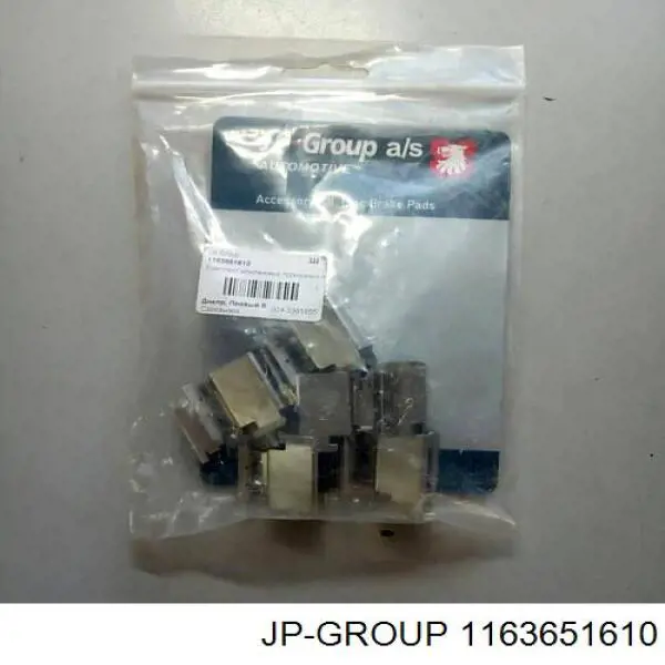 Compre 1163651610 JP Group Kit de molas de fixação de sapatas de disco dianteiras