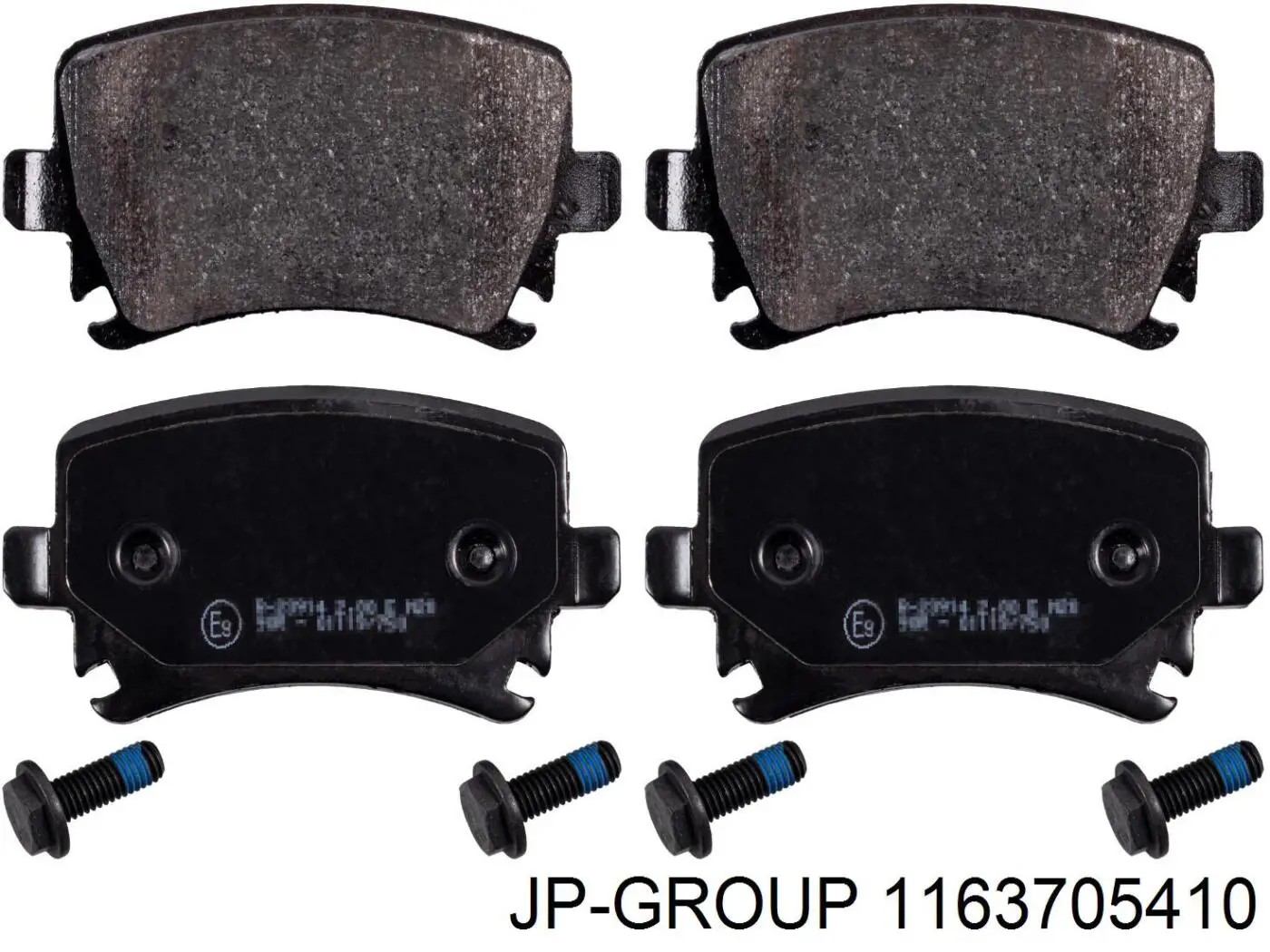Compre 1163705410 JP Group Sapatas do freio traseiras de disco