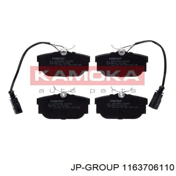 Sapatas do freio traseiras de disco JP Group 1163706110 preço, a partir de 28,91 USD