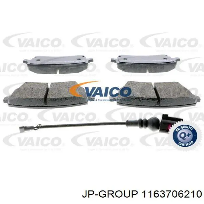 Sapatas do freio traseiras de disco JP Group 1163706210 preço, a partir de 31,17 USD