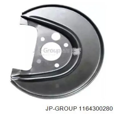 Proteção direita do freio de disco traseiro JP Group 1164300280 preço, a partir de 13,39 USD
