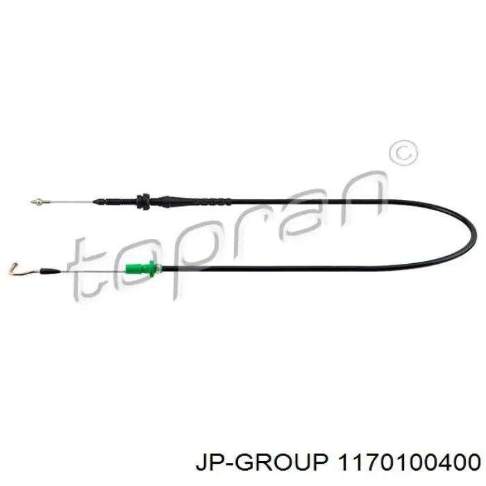 Cabo/pedal de gás (de acelerador) JP Group 1170100400 preço, a partir de 11,06 EUR