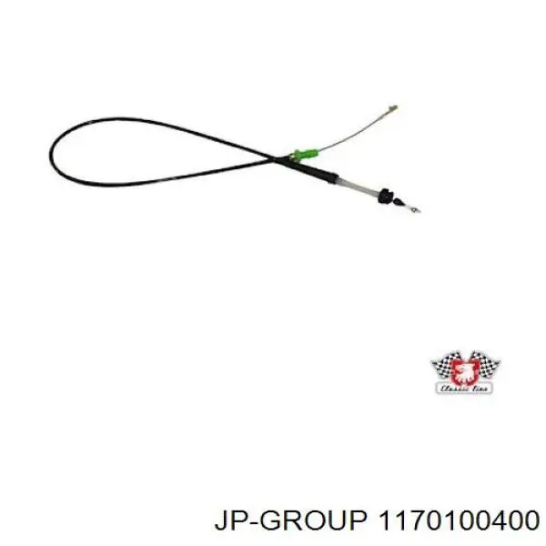 Compre 1170100400 JP Group Cabo/pedal de gás (de acelerador)