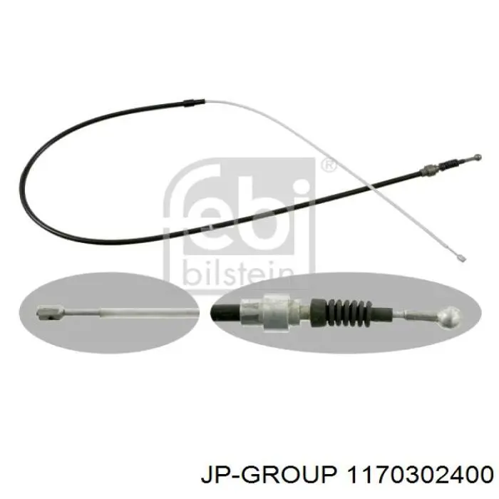 Compre 1170302400 JP Group Cabo traseiro direito/esquerdo do freio de estacionamento