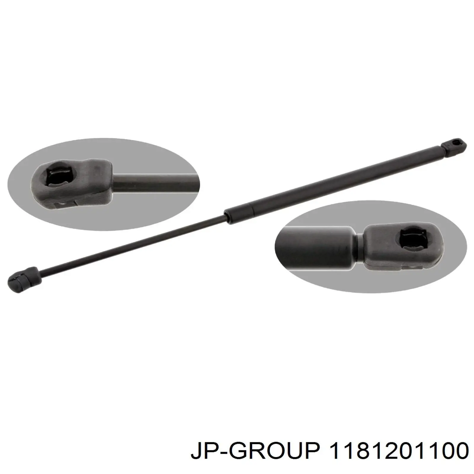 Amortecedor de tampa de porta-malas (de 3ª/5ª porta traseira) JP Group 1181201100 preço, a partir de 13,80 USD