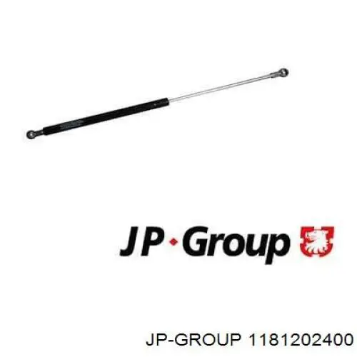 Amortecedor de tampa de porta-malas (de 3ª/5ª porta traseira) JP Group 1181202400 preço, a partir de 12,81 USD