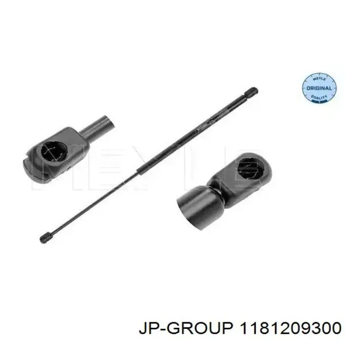 Amortecedor de tampa de porta-malas (de 3ª/5ª porta traseira) JP Group 1181209300 preço, a partir de 14,17 USD