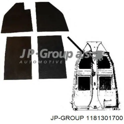 Proteção de motor, de panela (da seção de motor) JP Group 1181301700 preço, a partir de 52,70 USD