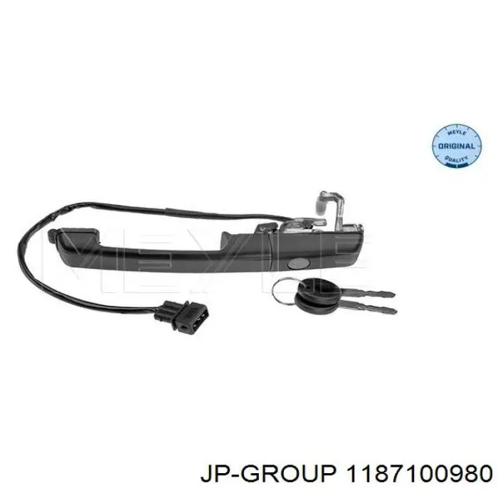 Maçaneta dianteira direita da porta externa JP Group 1187100980 preço, a partir de 21,65 USD