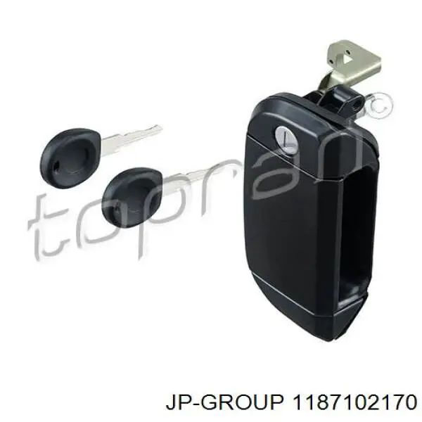 1187102170 JP Group Maçaneta dianteira esquerda externa da porta